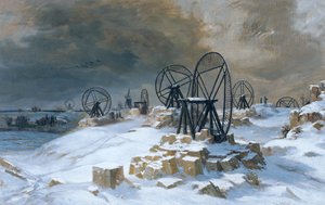 Pits at Gentilly in the Snow, 1879 by Leon Auguste Melle